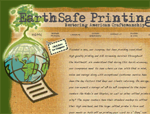 Tablet Screenshot of earthsafeprinting.com